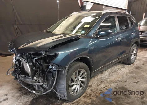 2015 Nissan Rogue Sl из США, поврежденный, VIN 5N1AT2MV6FC903897